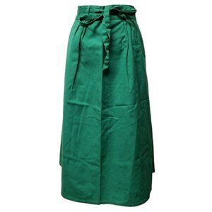 70s Sears The Fashion Place green wraparound skirt . size 12